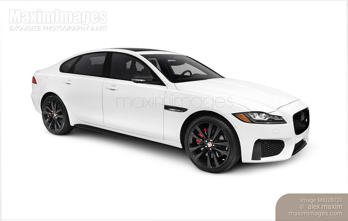 Stock photo of 2016 Jaguar XF S Luxury sports car Buy commercial use license at MaximImages