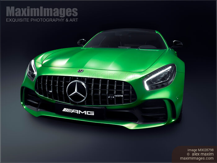 2017 Mercedes AMG GT R Coupe sports car Stock photo of 2017 Mercedes AMG GT R Coupe sports car Buy commercial use license at MaximImages
