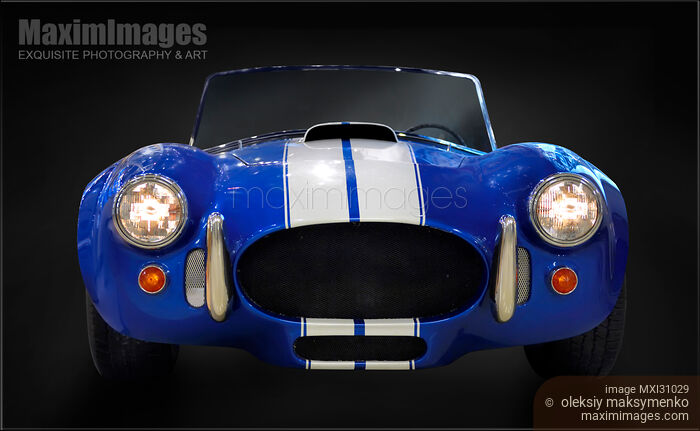 Stock photo of AC Cobra Classic Sports Car Buy commercial use license at MaximImages