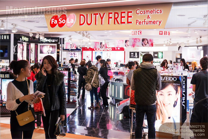 Stock photo of Airport Duty Free shop in Narita Japan Buy commercial use license at MaximImages