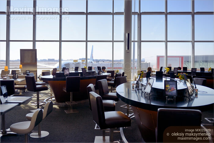 Airport restaurant tables with iPads Stock photo of Airport restaurant tables with iPads Buy commercial use license at MaximImages