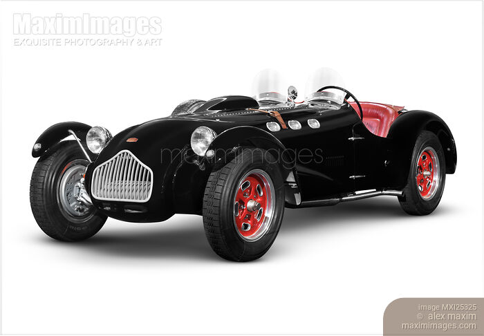 Stock photo of Allard J2X vintage sports car Buy commercial use license at MaximImages