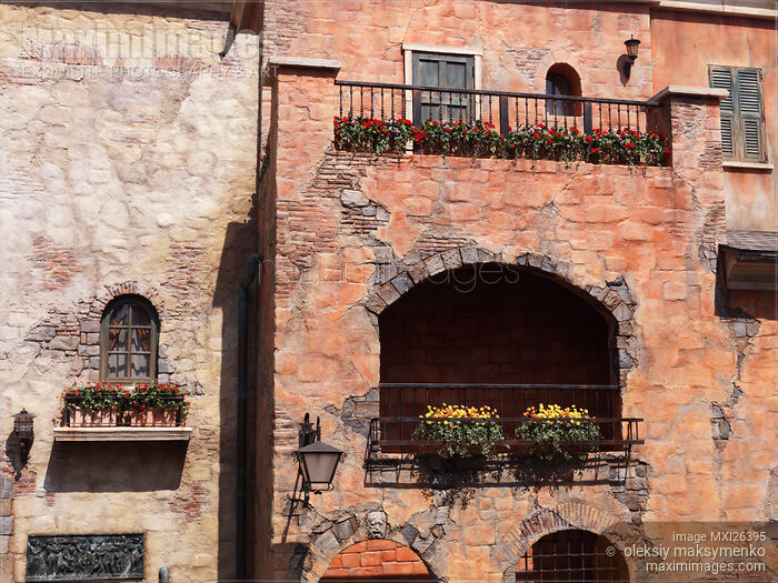 Stock photo of Antique European architecture details Buy commercial use license at MaximImages