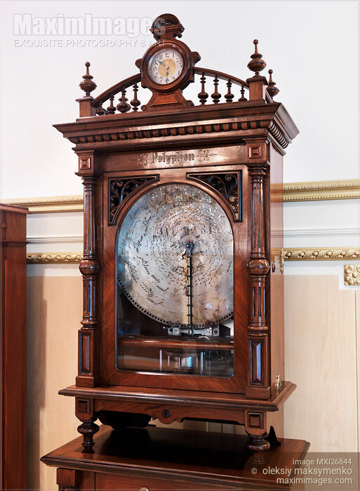 Antique graphophone polyphone Stock photo of Antique graphophone polyphone Buy commercial use license at MaximImages