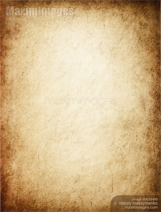 Stock photo of Antique Yellowish Parchment Buy commercial use license at MaximImages