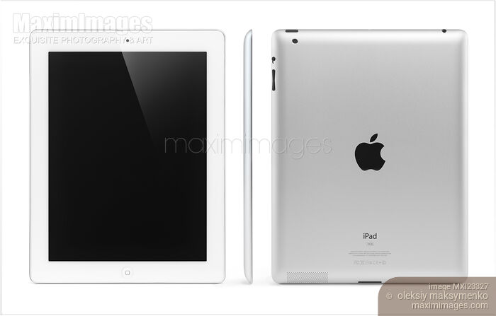 Stock photo of Apple iPad 2 Tablet Computer Buy commercial use license at MaximImages