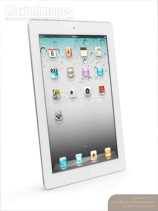 Apple iPad 2 Tablet Computer Stock photo of Apple iPad 2 Tablet Computer Buy commercial use license at MaximImages