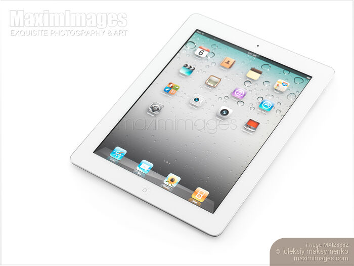 Apple iPad 2 Tablet Computer Stock photo of Apple iPad 2 Tablet Computer Buy commercial use license at MaximImages