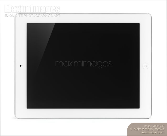 Stock photo of Apple iPad 2 Tablet Computer Buy commercial use license at MaximImages
