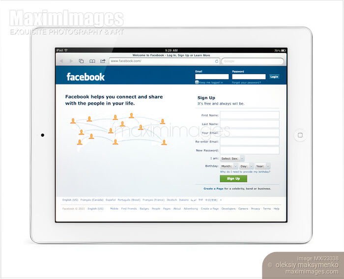 Apple iPad 2 Tablet Computer Stock photo of Apple iPad 2 Tablet Computer Buy commercial use license at MaximImages