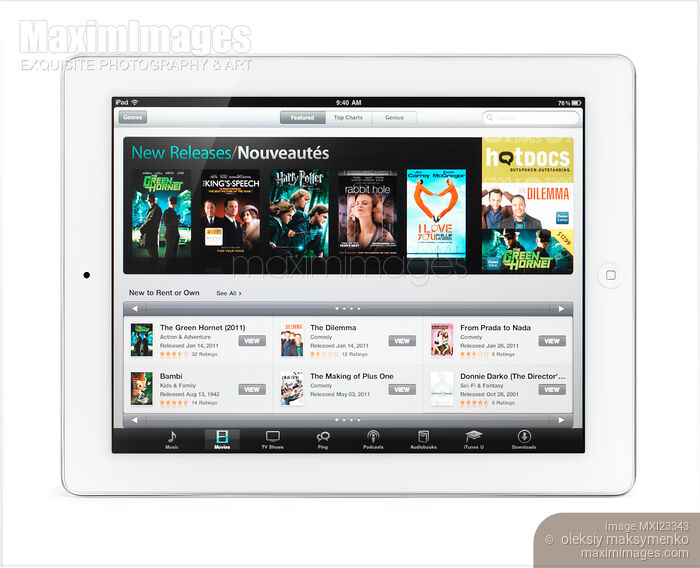 Stock photo of Apple iPad 2 Tablet Computer Buy commercial use license at MaximImages