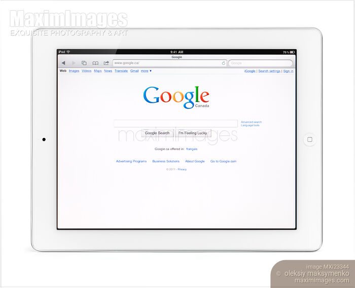 Apple iPad 2 Tablet Computer Stock photo of Apple iPad 2 Tablet Computer Buy commercial use license at MaximImages