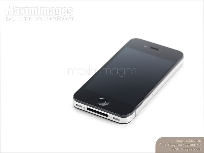 Apple iPhone 4 Stock photo of Apple iPhone 4 Buy commercial use license at MaximImages