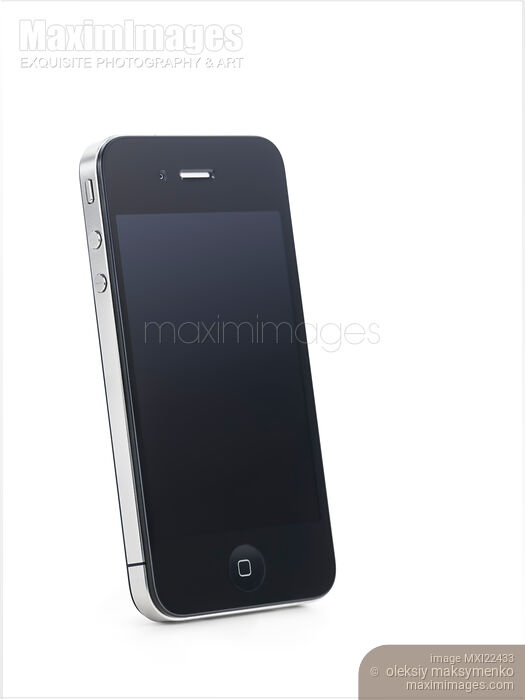 Apple iPhone 4 Smartphone Stock photo of Apple iPhone 4 Smartphone Buy commercial use license at MaximImages