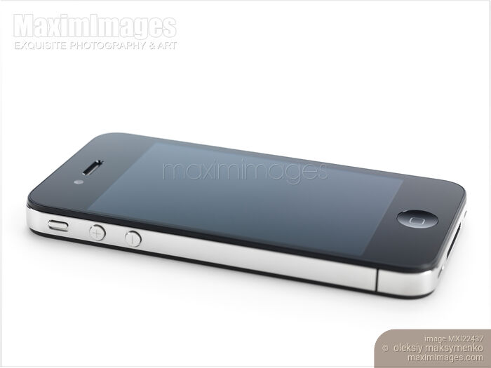Apple iPhone 4 Smartphone Stock photo of Apple iPhone 4 Smartphone Buy commercial use license at MaximImages