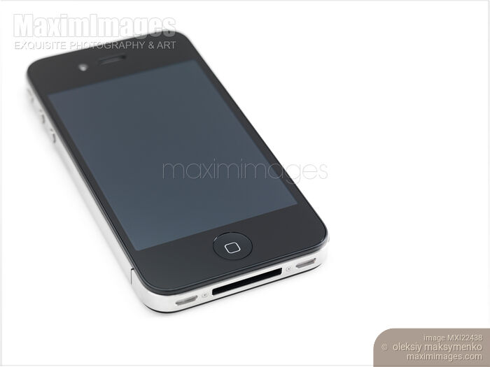 Apple iPhone 4 Smartphone Stock photo of Apple iPhone 4 Smartphone Buy commercial use license at MaximImages
