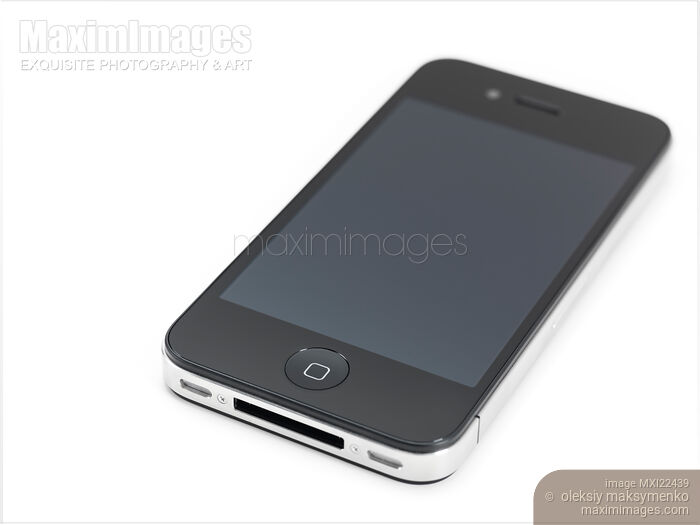 Apple iPhone 4 Smartphone Stock photo of Apple iPhone 4 Smartphone Buy commercial use license at MaximImages