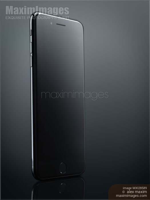 Stock photo of Apple iPhone 7 Plus with blank screen Buy commercial use license at MaximImages