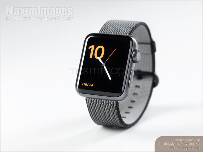 Apple Watch smartwatch on white Stock photo of Apple Watch smartwatch on white Buy commercial use license at MaximImages
