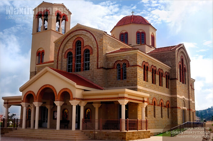Stock photo of Archangelos Michail Church in Cyprus Buy commercial use license at MaximImages