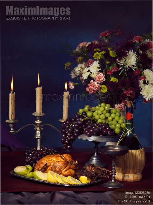 Stock photo of Artistic Food Still Life Buy commercial use license at MaximImages