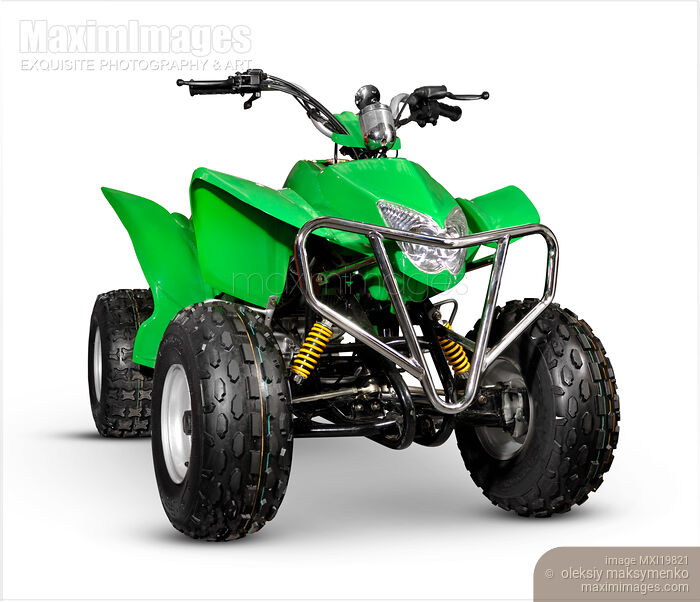 Stock photo of ATV all-terrain quadrocycle Buy commercial use license at MaximImages