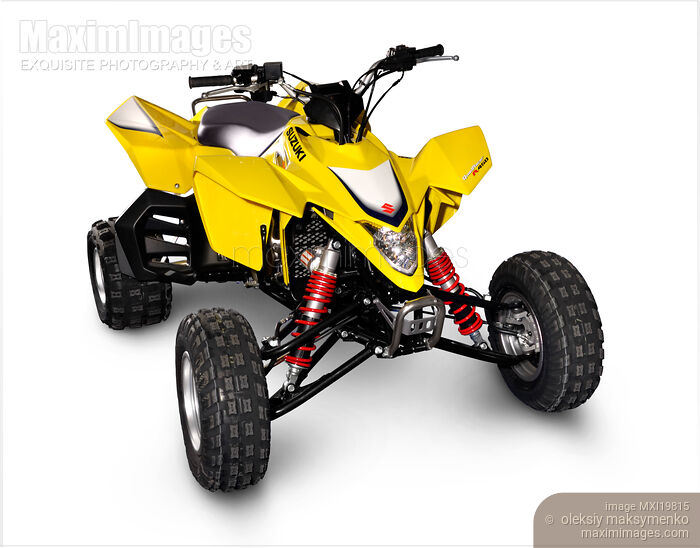 Stock photo of ATV Suzuki QuadRacer R450 Buy commercial use license at MaximImages