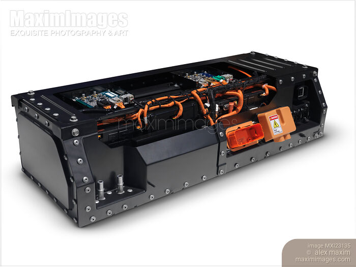 Stock photo of Automotive Lithium-Ion Battery Buy commercial use license at MaximImages