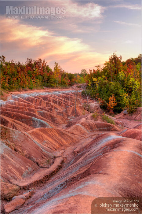 Stock photo of Badlands dramatic nature landscape Buy commercial use license at MaximImages