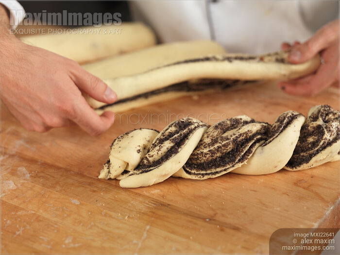 Baker Making Pastries Stock photo of Baker Making Pastries Buy commercial use license at MaximImages