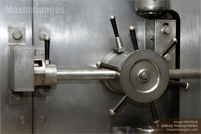 Stock photo of Bank Vault Buy commercial use license at MaximImages