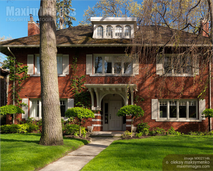 Stock photo of Beautiful Large House Buy commercial use license at MaximImages