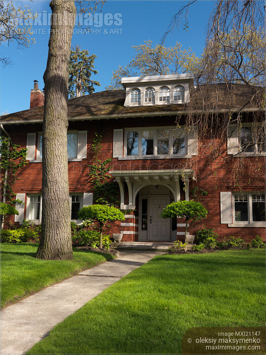 Stock photo of Beautiful Large House Buy commercial use license at MaximImages