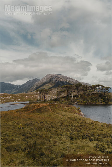 Stock photo of Beautiful nature scenery of Derryclare Lough Connemara Park in Ireland Buy commercial use license at MaximImages