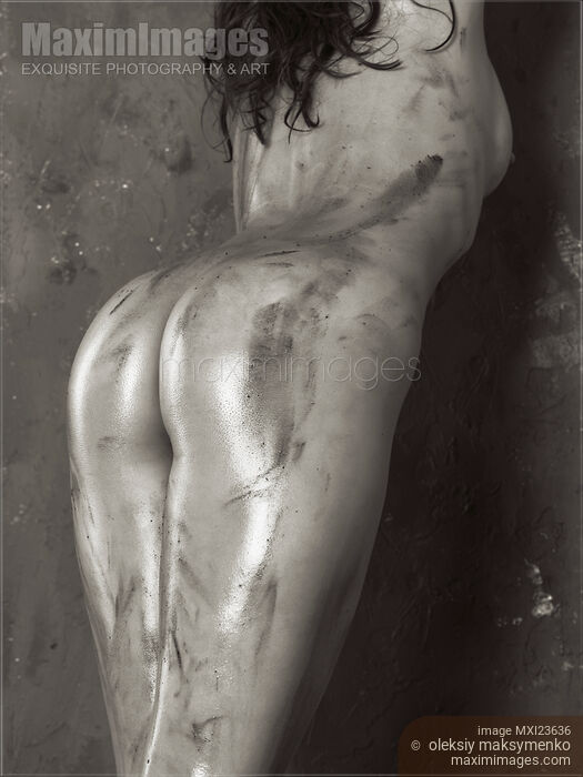 Stock photo of Beautiful Soiled Naked Woman's Body Buy commercial use license at MaximImages