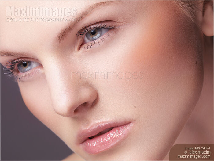 Beautiful Woman Face with Perfect Skin Stock photo of Beautiful Woman Face with Perfect Skin Buy commercial use license at MaximImages