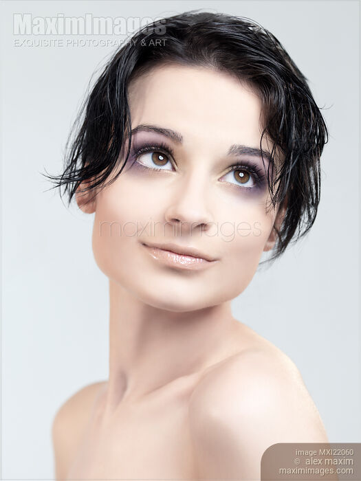 Beautiful Young Woman Face Stock photo of Beautiful Young Woman Face Buy commercial use license at MaximImages