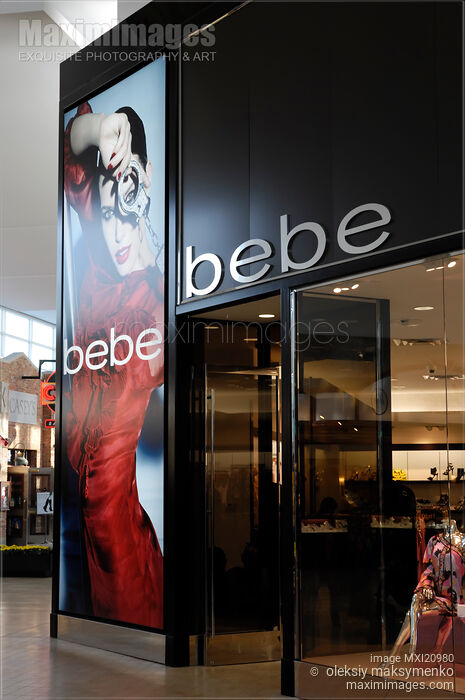 Bebe Fashion Store Stock photo of Bebe Fashion Store Buy commercial use license at MaximImages