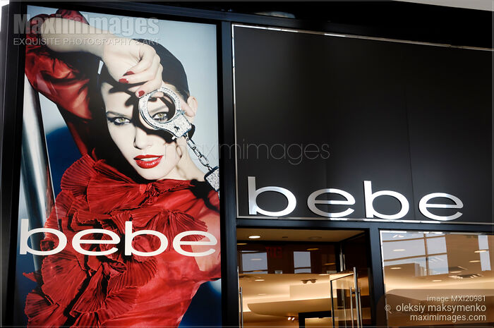 Bebe Fashion Store Stock photo of Bebe Fashion Store Buy commercial use license at MaximImages