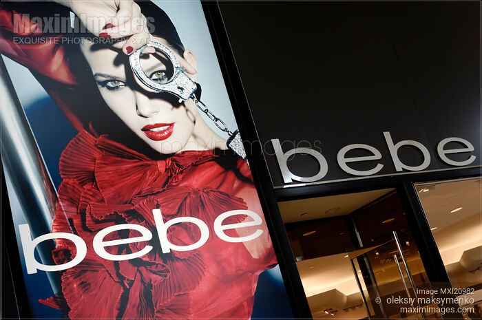 Stock photo of Bebe Fashion Store Buy commercial use license at MaximImages