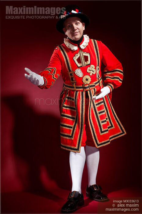 Beefeater Yeomen of the Guard Yeoman Warder bowing in welcoming gesture Stock photo of Beefeater Yeomen of the Guard Yeoman Warder bowing in welcoming gesture Buy commercial use license at MaximImages