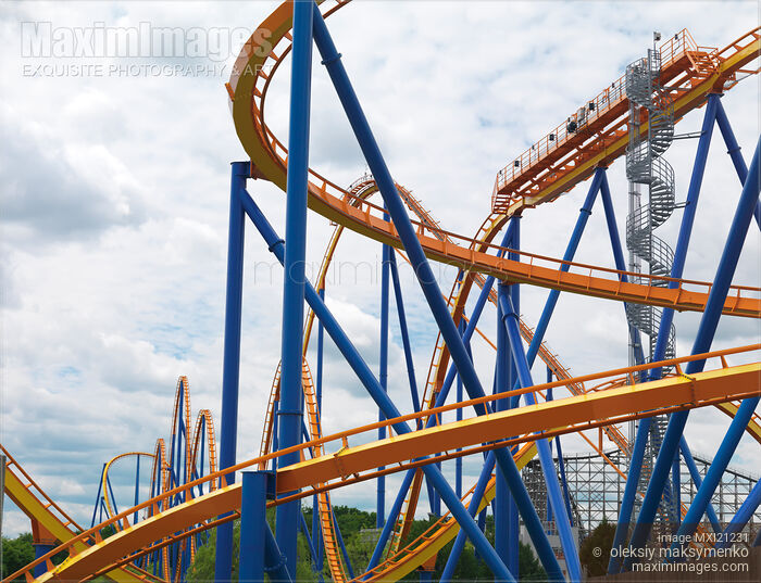 Stock photo of Behemoth Roller Coaster Buy commercial use license at MaximImages