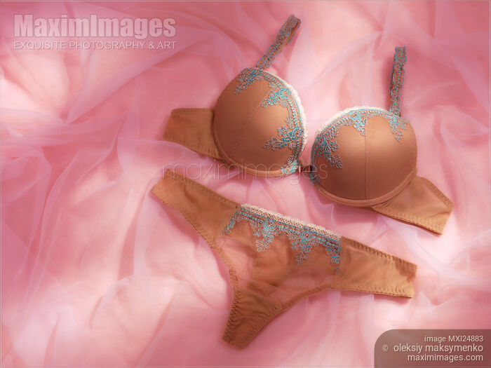 Beige lingerie lace underwear Stock photo of Beige lingerie lace underwear Buy commercial use license at MaximImages