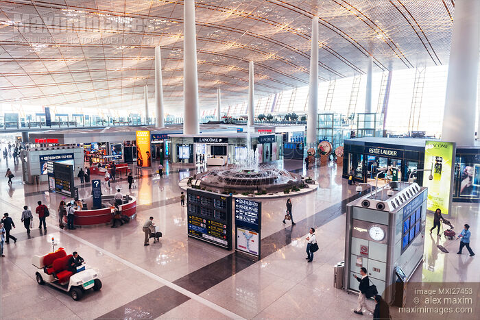 Stock photo of Beijing International Airport Buy commercial use license at MaximImages