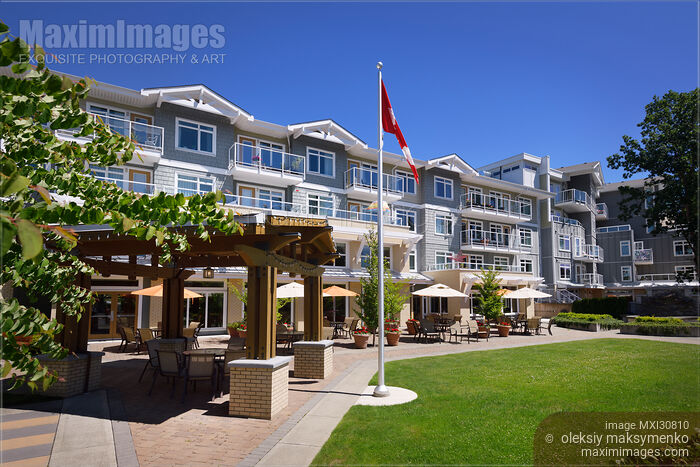 Berwick Comox Valley retirement community residential building in BC Canada Stock photo of Berwick Comox Valley retirement community residential building in BC Canada Buy commercial use license at MaximImages