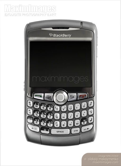 BlackBerry 8310 Curve Smartphone Stock photo of BlackBerry 8310 Curve Smartphone Buy commercial use license at MaximImages