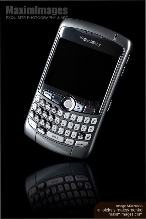 BlackBerry 8310 Curve Smartphone Stock photo of BlackBerry 8310 Curve Smartphone Buy commercial use license at MaximImages