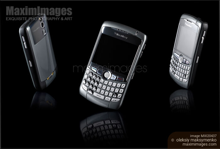 Stock photo of BlackBerry 8310 Curve Smartphone Buy commercial use license at MaximImages