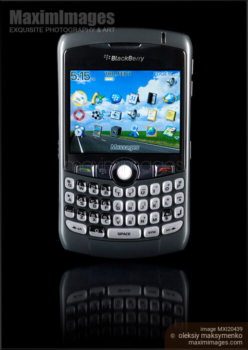 BlackBerry 8310 Curve Smartphone Stock photo of BlackBerry 8310 Curve Smartphone Buy commercial use license at MaximImages