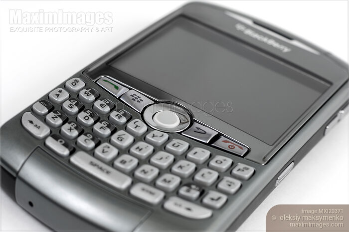 BlackBerry 8310 Curve Smartphone closeup Stock photo of BlackBerry 8310 Curve Smartphone closeup Buy commercial use license at MaximImages